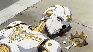Broken Majesty —   Sci‑Fi Robot, Sci Fi, Android, Crown wallpaper