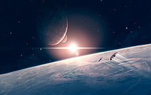 Sci Fi, Planets wallpaper