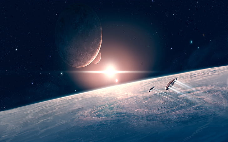 Sci Fi, Planets wallpaper