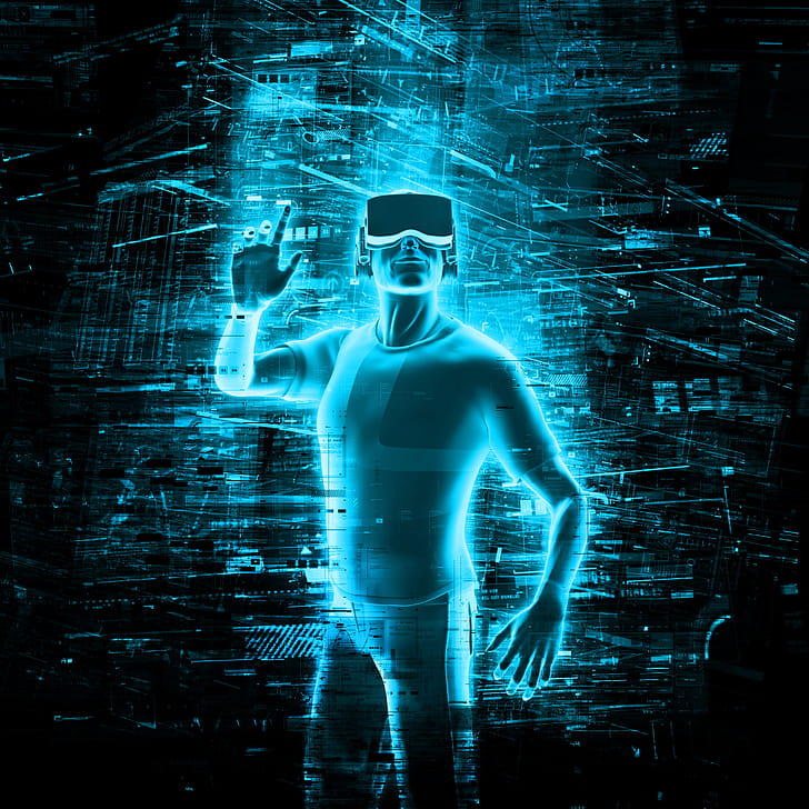 Virtual Reality Technology , virtual-reality, computer phone wallpaper