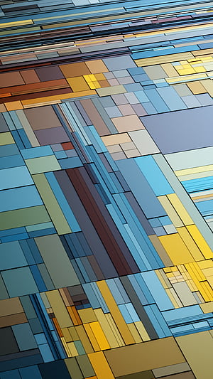 Rectangles, Geometric Abstract phone wallpaper