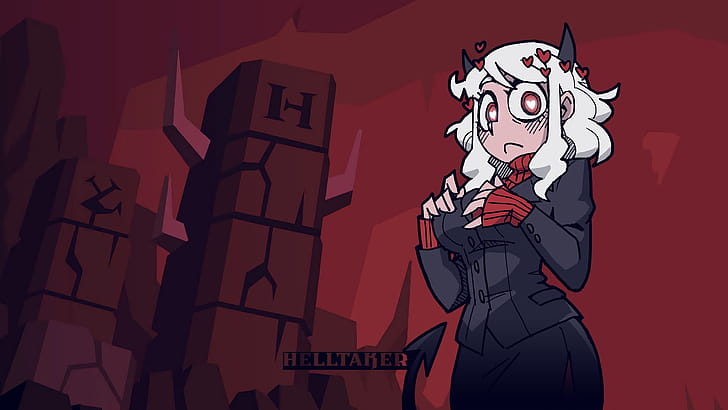 Modeus (Helltaker), Helltaker, Video Game wallpaper