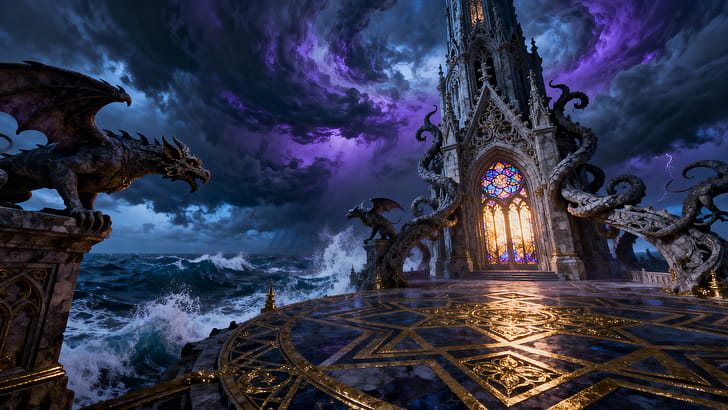 Eldritch Stormspire —, Cathedral wallpaper