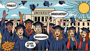 Graduation Glory — wallpaper