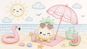 Cute Summer Bliss —, Pineapple wallpaper