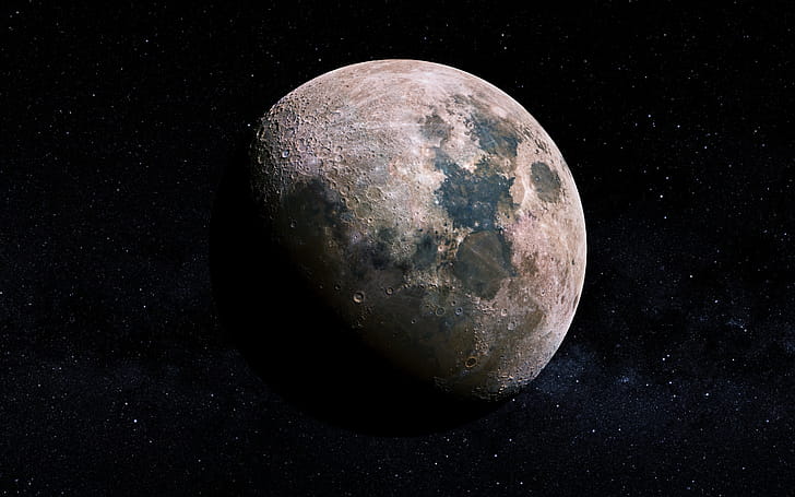Moon , moon, world, planets wallpaper