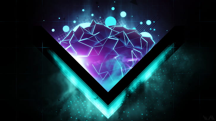 Geometric Abstract,  geometric , Abstract visual, Creative design wallpaper