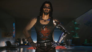 Keanu Reeves As Johnny Silverhand Cyberpunk 2077, keanu-reeves, cyberpunk-2077, games, artstation, artwork wallpaper