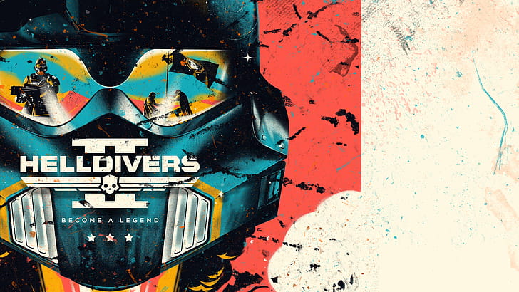 Helldivers 2 : Dive into Action, video game, Helldivers 2 wallpaper