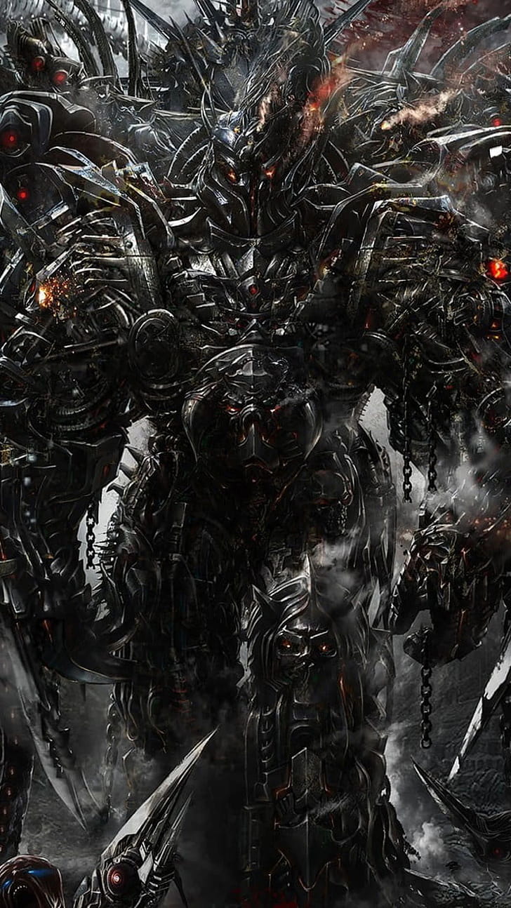 Megatron (Transformers), Gothic , 3D design, Unique artwork phone wallpaper