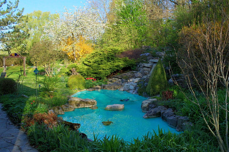Garden wallpaper