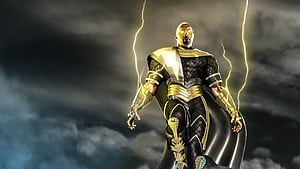 Black Adam, Striking , Epic visuals, Dark and brooding wallpaper
