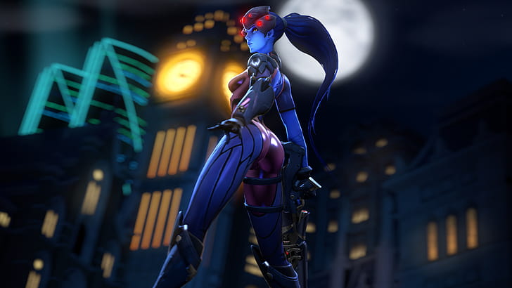 The Widowmaker , widowmaker, overwatch, games, deviantart wallpaper
