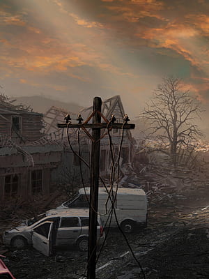 Ghost Town,  Artwork phone wallpaper