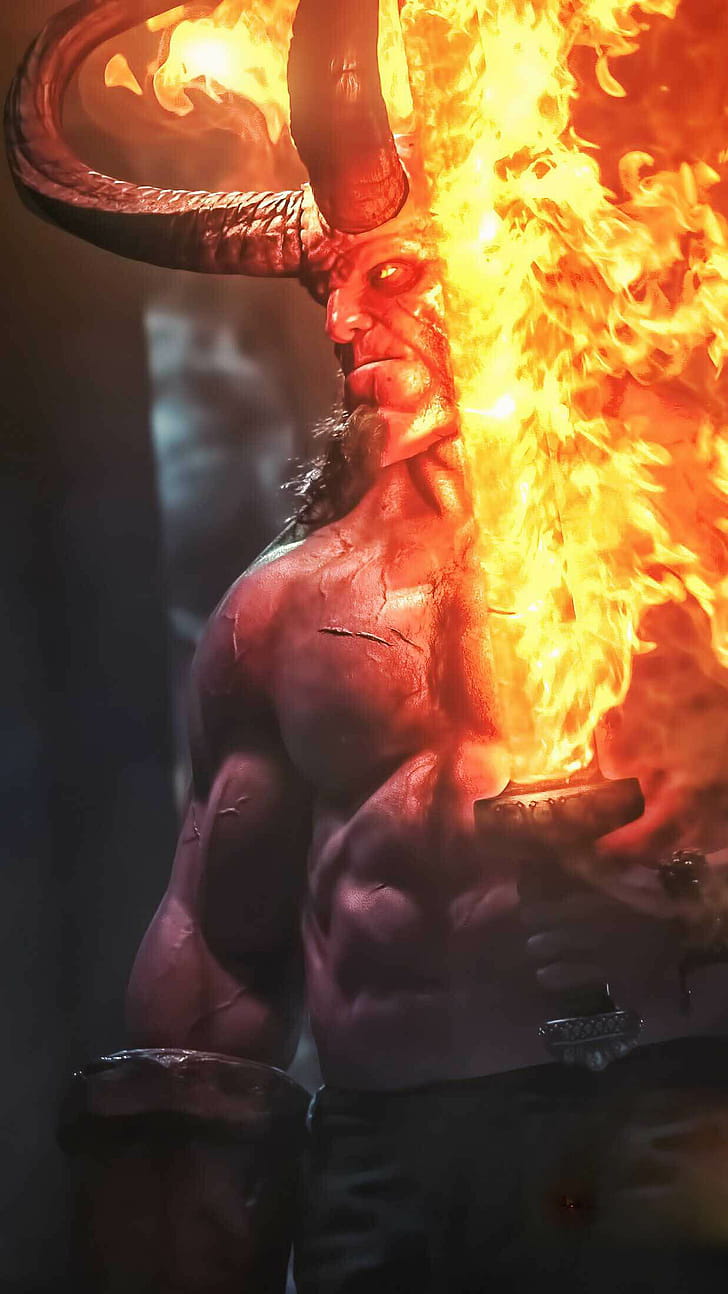 Hellboy, iPhone , , iPhone phone wallpaper