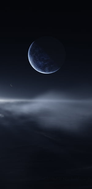 Subzero Tranquility, Sci Fi, planet phone wallpaper