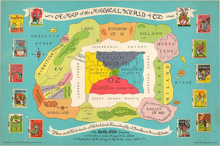 fantasy, map wallpaper
