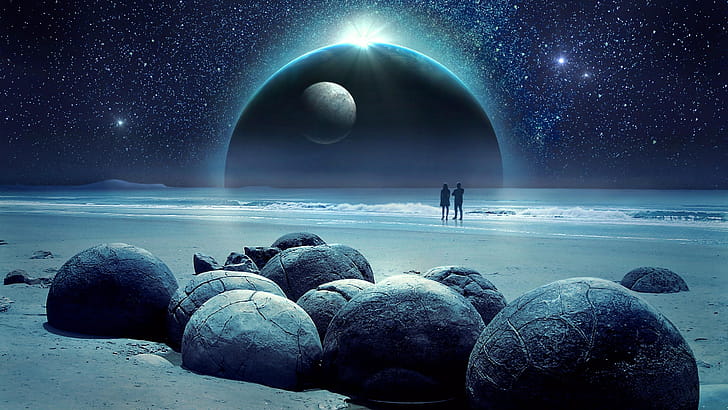 Sci Fi, Planet, Ocean wallpaper