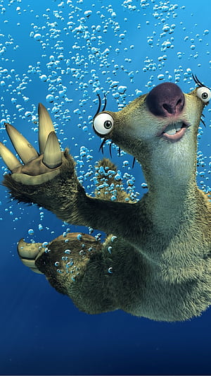Sid, Ice Age, iPhone 6 Plus, phone wallpaper
