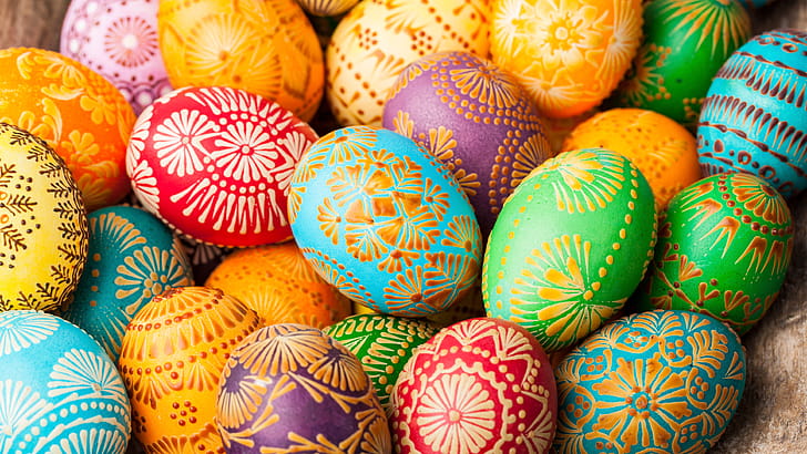 Happy Easter - Lithuanian Easter eggs, holiday, Easter wallpaper