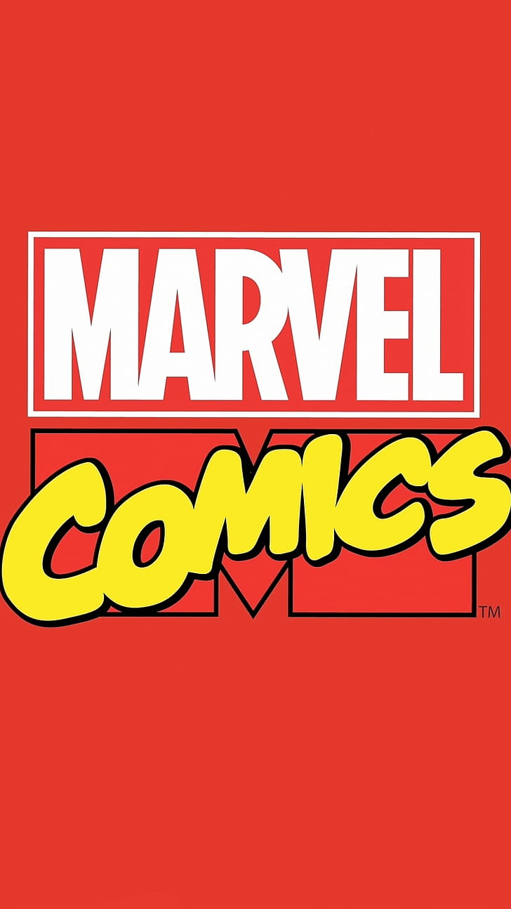 Classic Marvel Comics Red Logo, Comic, Marvel Comics phone wallpaper