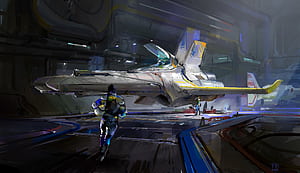 Sci Fi, spaceship wallpaper