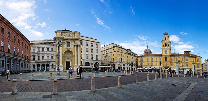 Parma, Panorama, Emilia Romagna, wallpaper