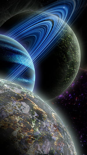 Sci Fi, planet phone wallpaper