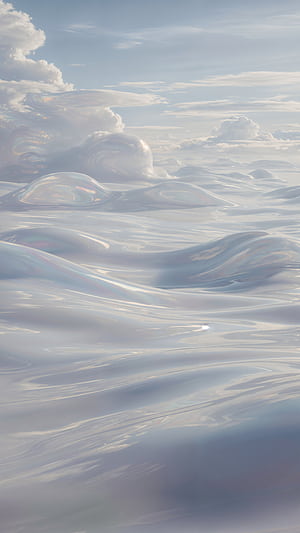 Celestial Silk — Cloudscape iPhone, Wave, Sea phone wallpaper