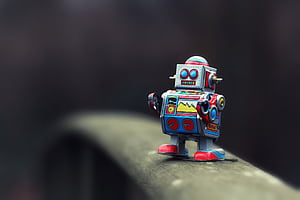 Robot,  , Toy, Macro wallpaper