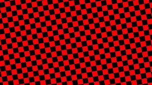 Squares, Red Checked wallpaper