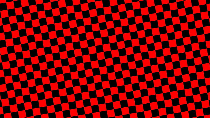 Squares, Red Checked wallpaper