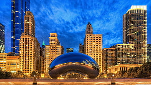 Cloud Gate, Chicago wallpaper