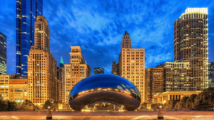 Cloud Gate, Chicago wallpaper
