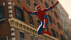 Spiderman, Jumping wallpaper