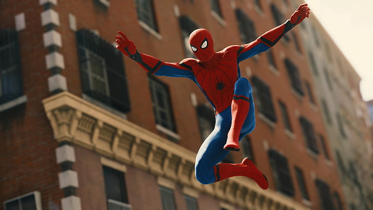 Spiderman, Jumping wallpaper