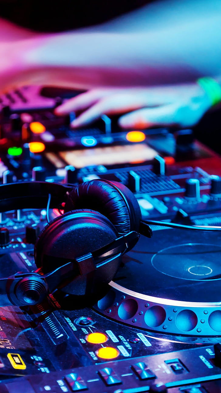 Mixing console, Party phone wallpaper