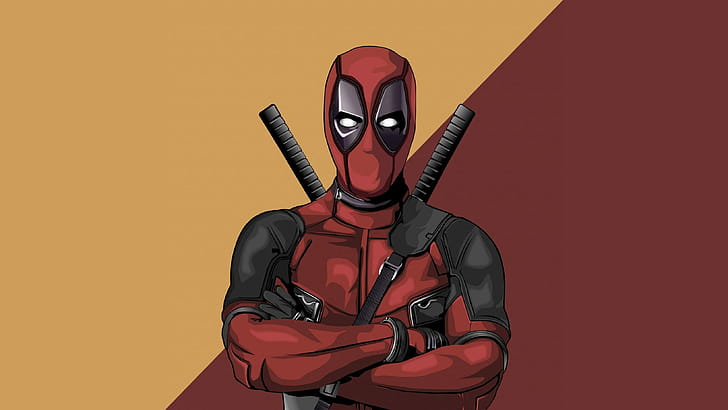 Deadpool, Vector artwork, , Digital art wallpaper