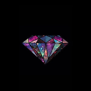 Artwork, Diamonds phone wallpaper