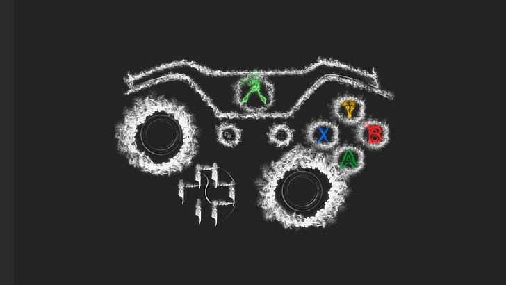 Xbox Controller Art, xbox, computer, art, console wallpaper