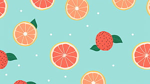 Fruity Pattern, pattern, food, fruit wallpaper