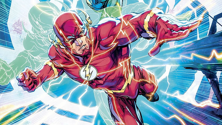 Flash, DC Comics, Superhero speed, wallpaper