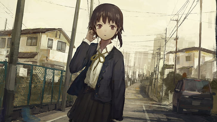 Iwakura Lain, Serial Experiments Lain wallpaper