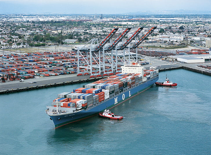 Container Ship, Vehicles wallpaper