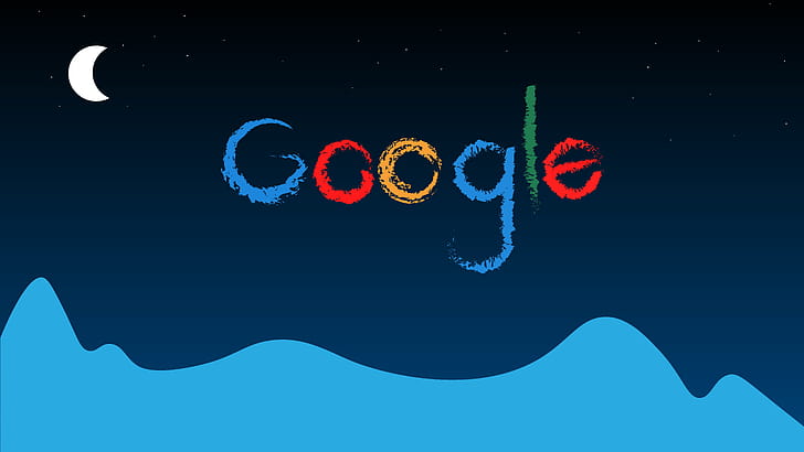Google, Technology, Moon wallpaper