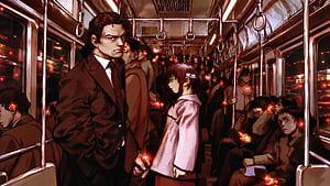 Serial Experiments Lain, Lain Iwakura, Train, Subway wallpaper