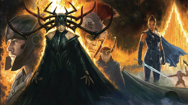Valkyrie, Marvel Comics, wallpaper