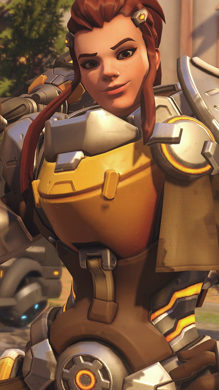 Brigitte, Overwatch phone wallpaper