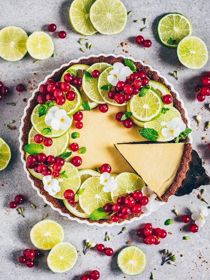 Pie, Lime phone wallpaper