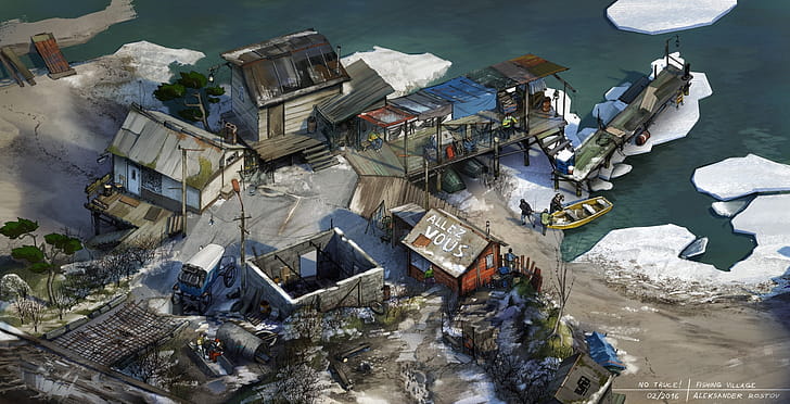 Disco Elysium, Video Game wallpaper